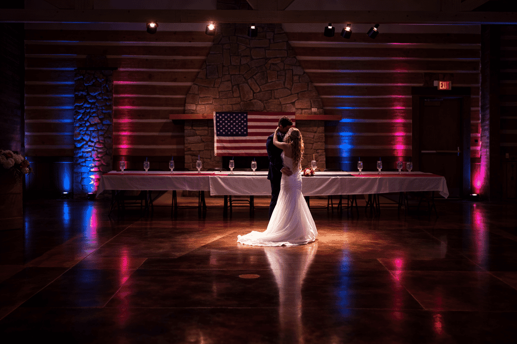 Wedding Ceremony Music Clarksville, TN 4 Bride and groom share first dance with Wedding DJ in Evansville IN.