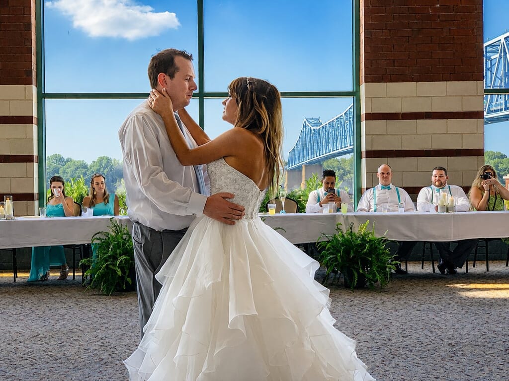 Wedding DJ Bowling Green KY 2 Owensboro KY Blue Bridge wedding first dance