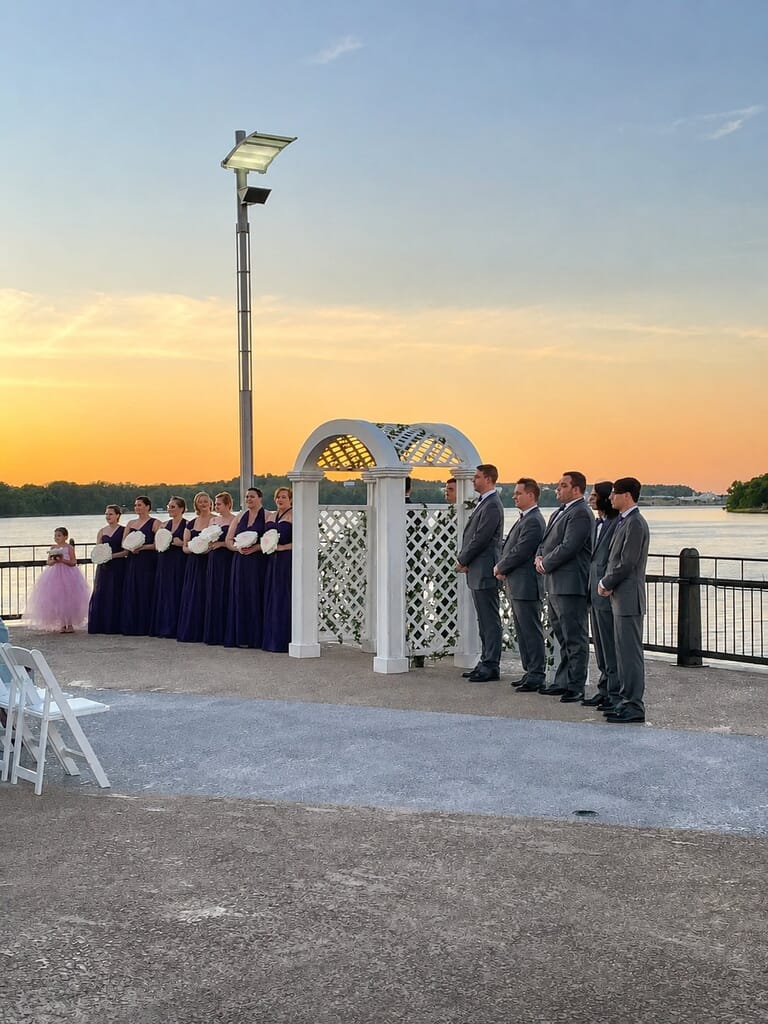 Wedding DJ Bowling Green KY 4 Owensboro KY Convention Center riverfront wedding ceremony