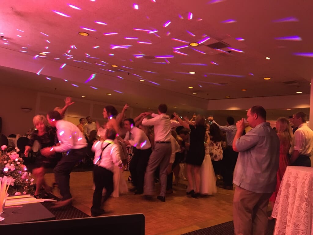 Evansville’s Premier Wedding DJ & MC 21 Reception dance party at Evansville Country Club