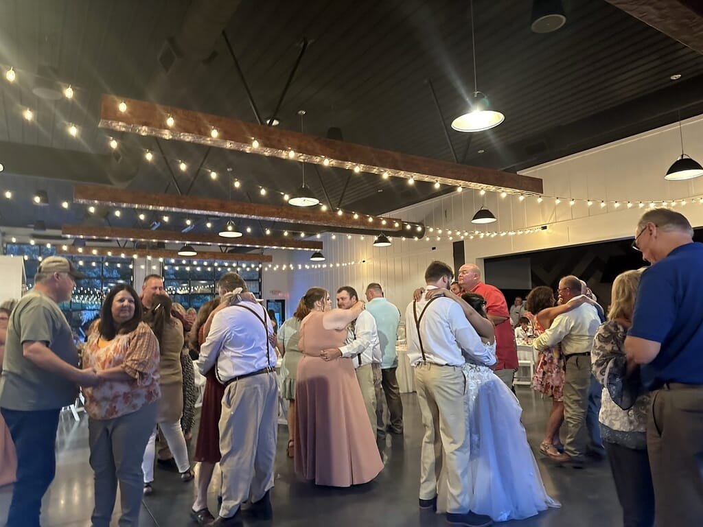Madisonville Kentucky Wedding DJ 5 Anniversary dance at a Mahr Park wedding reception