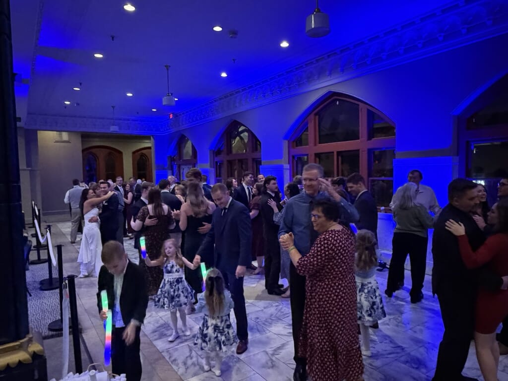 Evansville’s Premier Wedding DJ & MC 10 Wedding dance floor at the Old Post Office in Evansville